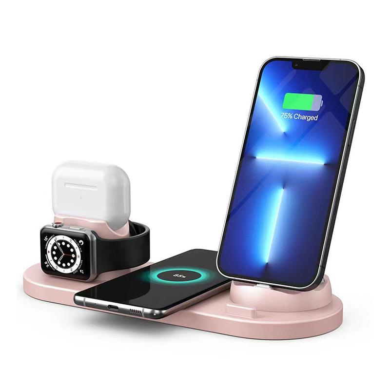 10w+5w ワイヤレス充電器 高速 持ち運び 6in1充電器 スマホ iPhone Android appleWatch Airpods AirPodsPro 高速ワイヤレス充電器 充電スタンド 充電器｜vitamin-store｜04