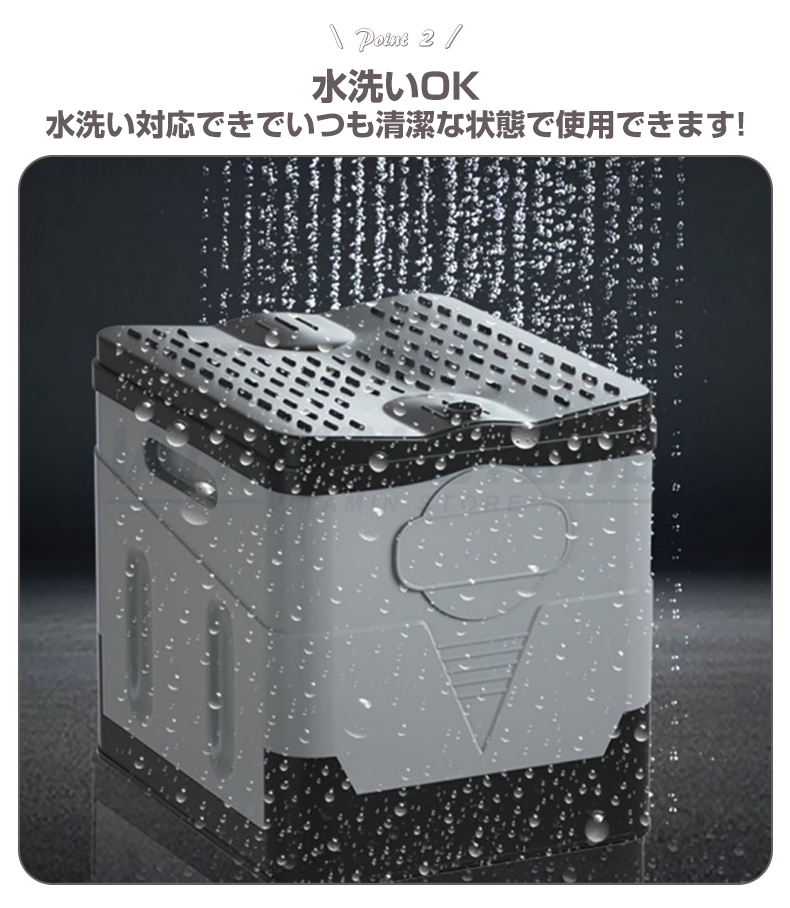 【即納 収納袋＆ゴミ袋12枚付き 一年保証】携帯トイレ 簡易トイレ 20L 耐荷重150kg キャンプ トイレ 便座 非常用 車中泊 防災トイレ 折りたたみ 緊急トイレ｜vitamin-store｜10