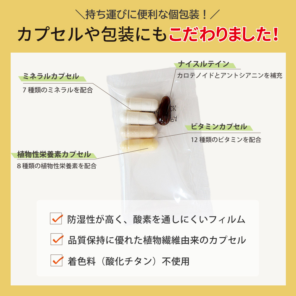 個包装　持ち運びに便利