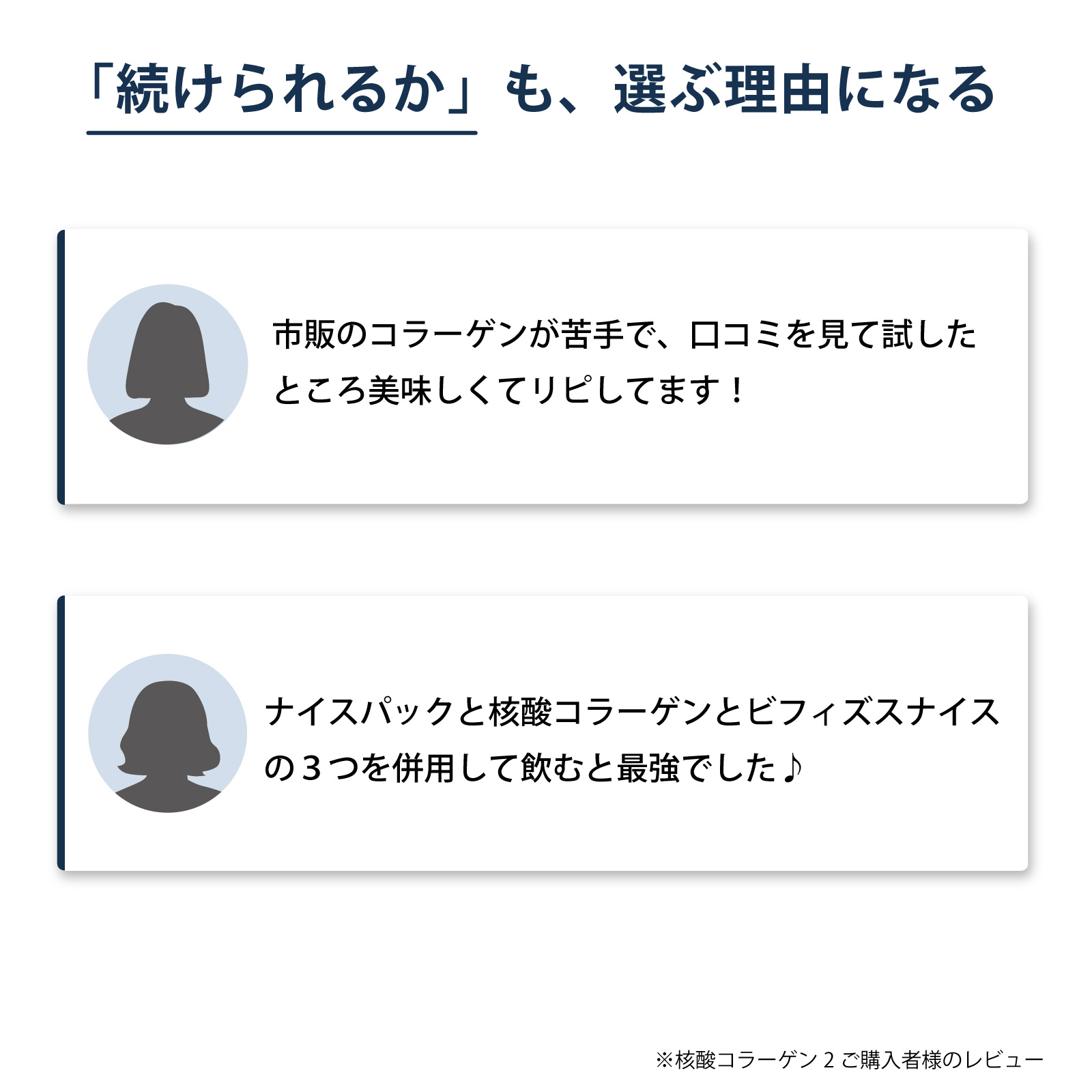 フォーデイズ ナチュラルDNコラーゲン と アイナチュラプレミアム 核酸