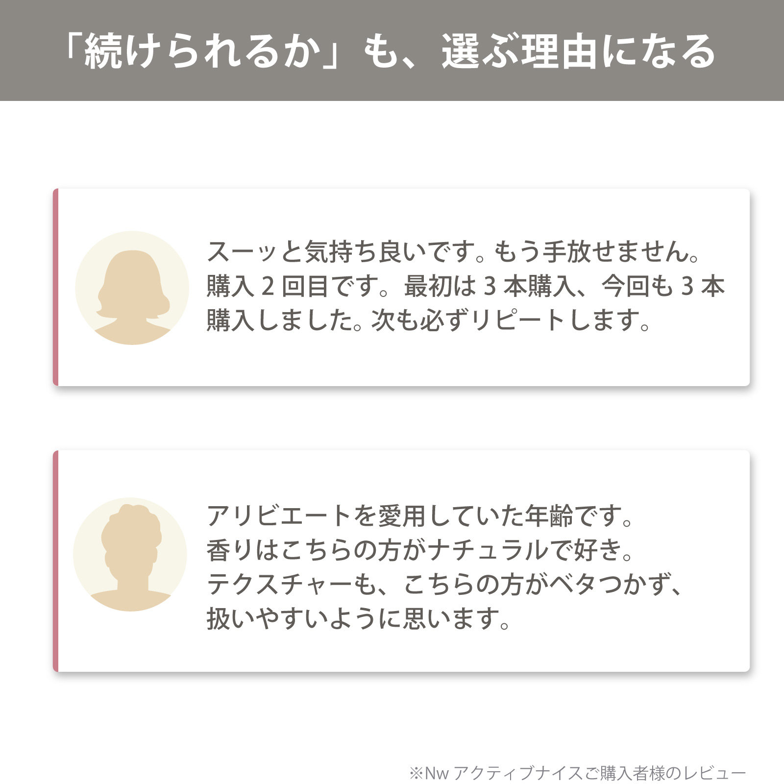 モデーア スポーツラブ と アイナチュラプレミアム Nwアクティブ