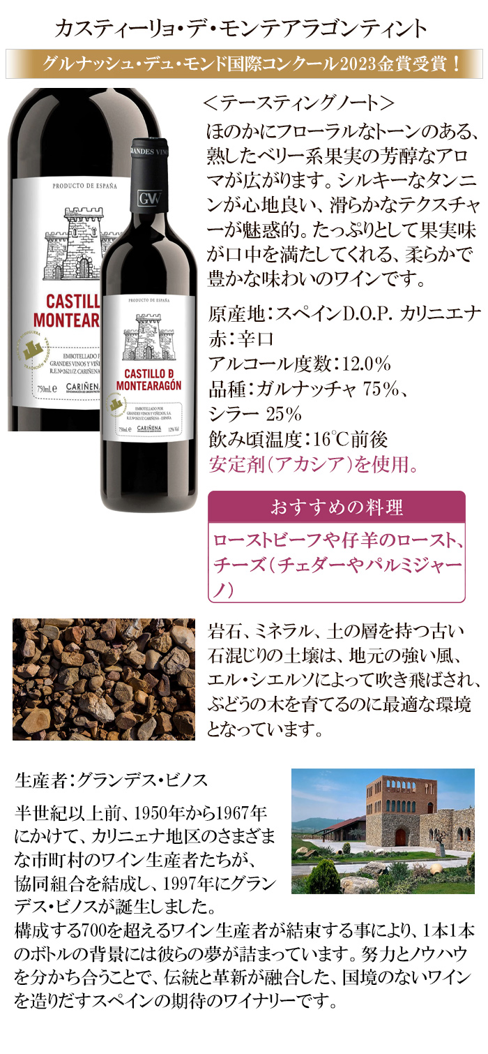 カスティーリョ・デ・モンテアラゴン ティント