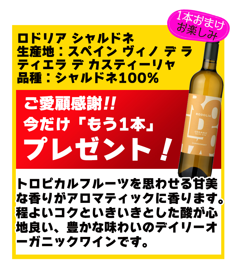 訳アリ大特価白ワイン6本セット