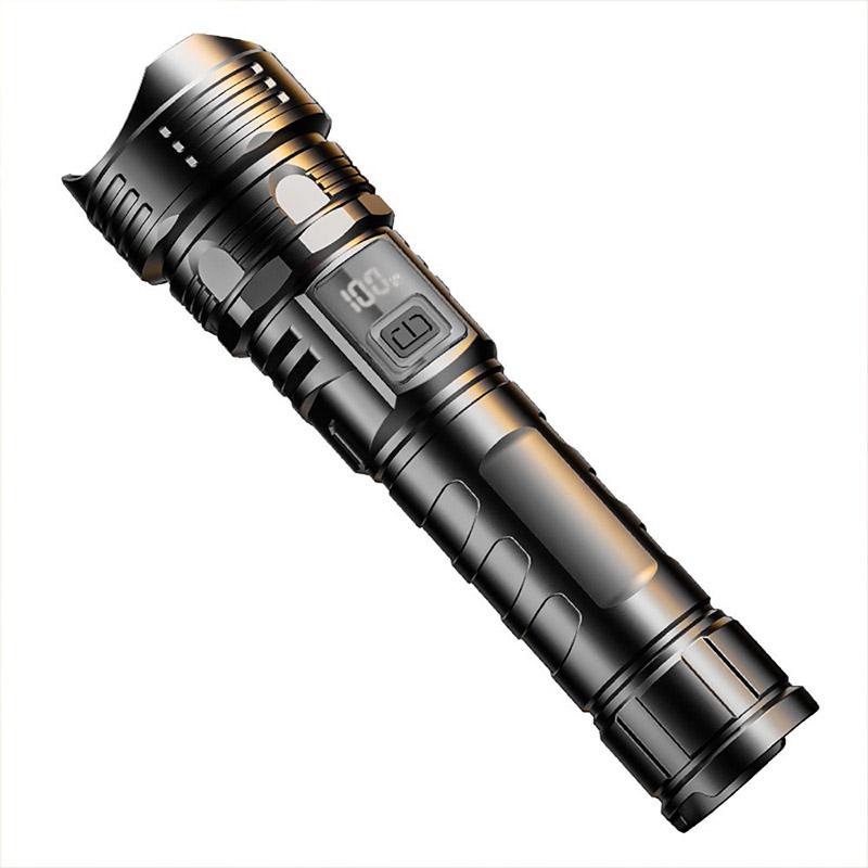 懐中電灯 LED 強力 ハンディライト 軍用 小型 USB充電式 照明 led 高輝度 防災 地震 防水 登山 夜釣り 作業用 アウトドア キャップ | ブランド登録なし | 01
