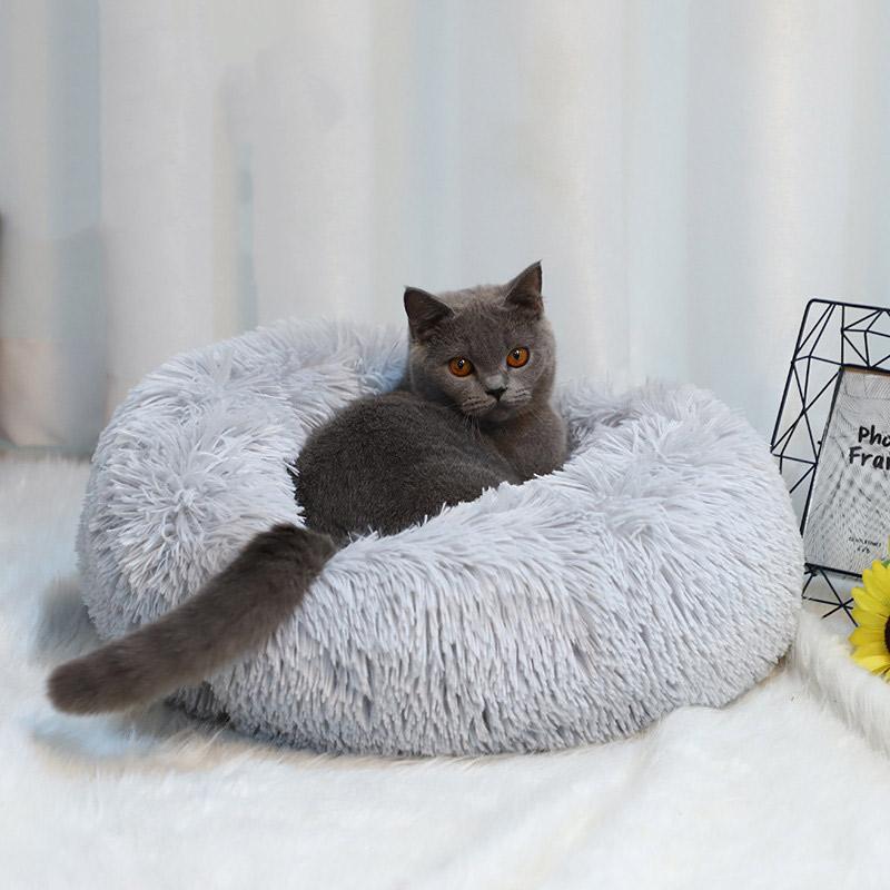 ペットベッド ベッド ペットマット 犬 猫 小型犬 丸型 クッション 洗える ふわふわ ペット用品 ドーム型ドーナツ 新生活 あったか 安眠ペット用品 | ブランド登録なし | 06