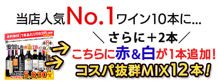 ワイン セット ワインセット 赤 白 赤ワイン 白ワイン ミックス 12本