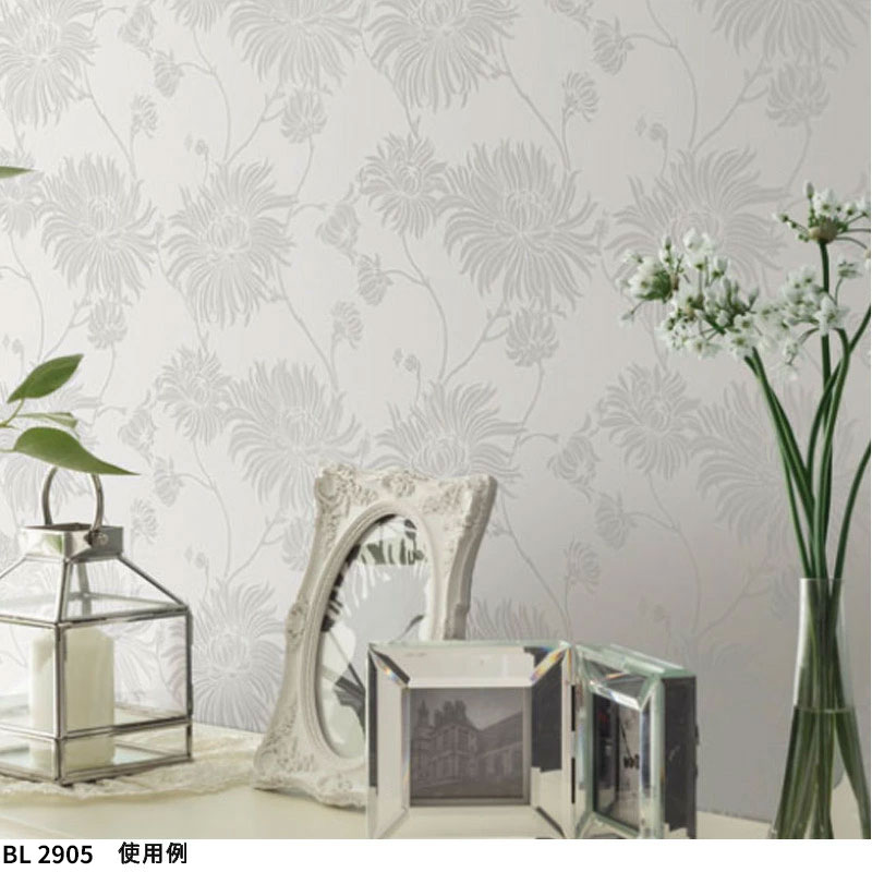 LAURA ASHLEY ローラアシュレイ のりなし壁紙 キモノ 菊柄