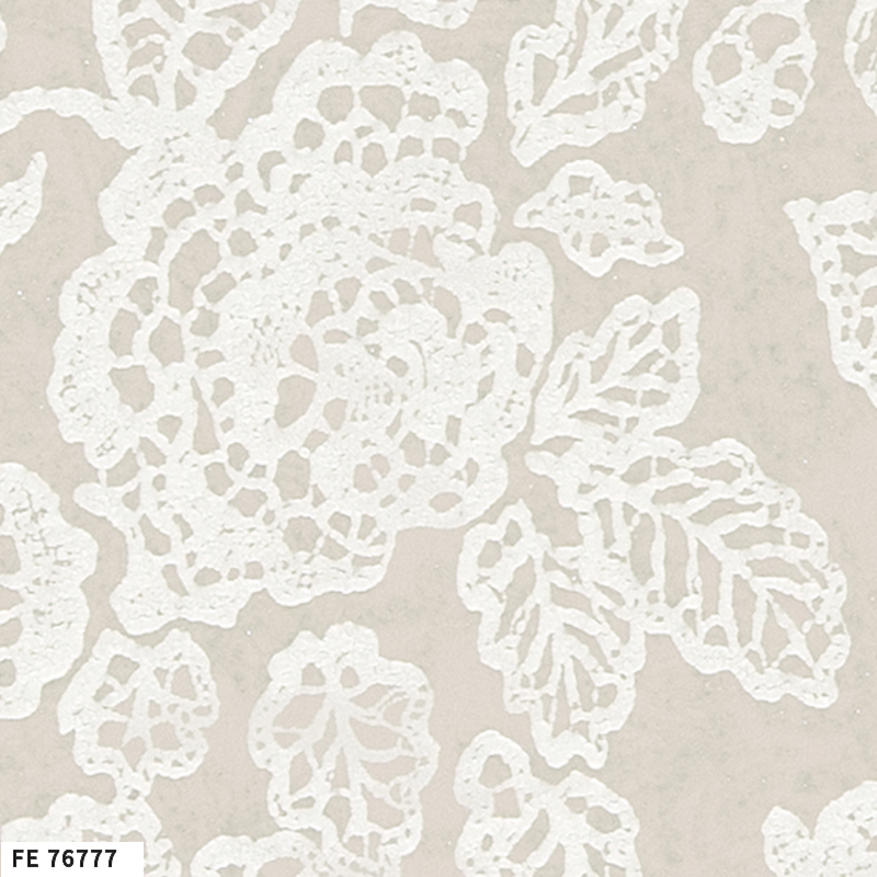 【お洒落でエレガントな鳥と花柄♪】CHANEL★プルオーバー サンゲツ 壁紙 花柄 エレガント クラシック 吸放湿 ベージュ系