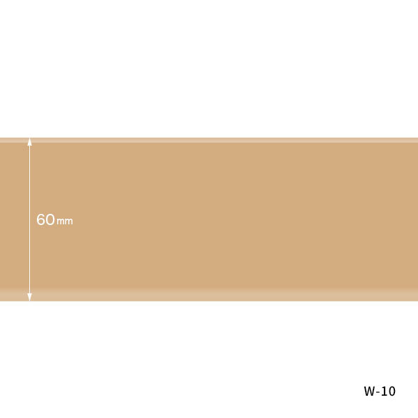 ソフト巾木 巾木 サンゲツ R付き 高さ60mm 長さ915ｍｍ 1ケース
