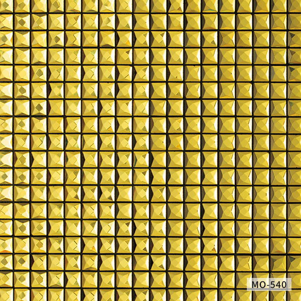 未使用ハノイゴールド60枚 MOZAICA タイルシール 安い タイルシート 粘着シート クリスタル のり