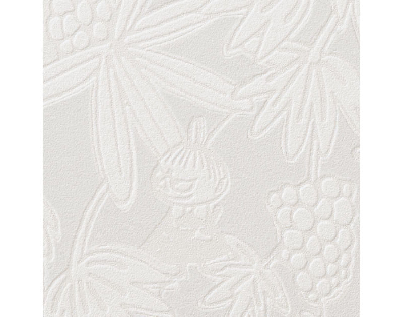 サンゲツ FE76704 壁紙 MOOMIN ムーミン グリーン系 花柄 切り絵