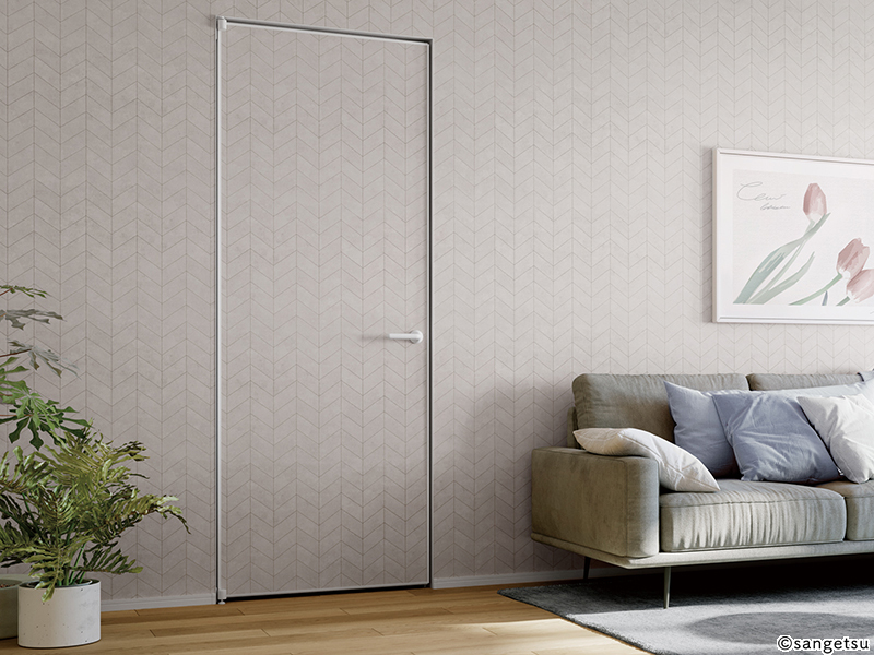 家具用品 MJX-177EPF FG シンプリー MJX-F フランネルグレー イナバ 引き戸 長物