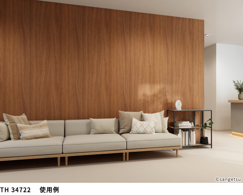 サンゲツ（SANGETSU） TH34722 壁紙 ウッド 木目 フェイス クロス
