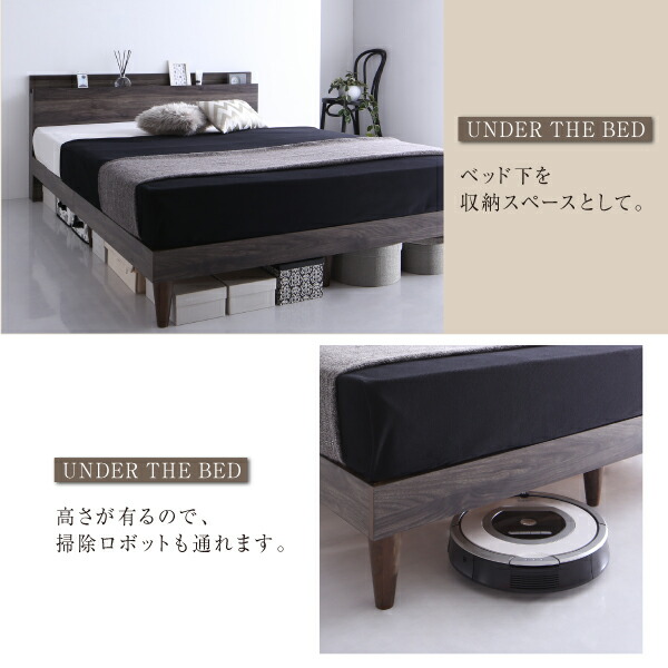 安心の長期保証 ベッド セミダブル すのこベッド マットレス付きベッド