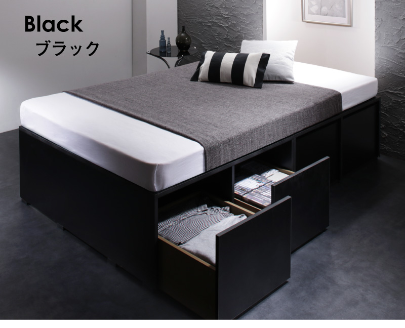 ベッド シングル フレーム シングルベッド 大容量 収納ベッド ヘッド