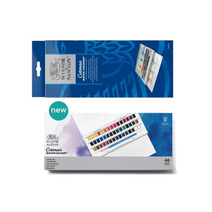 定価7810円　新品　ウィンザー&ニュートン　12色　水彩絵の具　ハーフパン ウィンザー＆ニュートン 固形水彩絵具 14色コンパクトセット