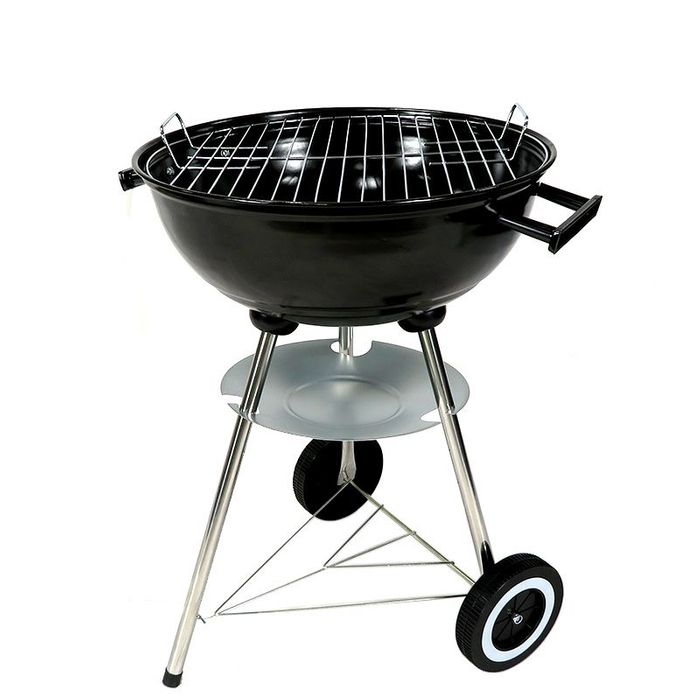 炭火焼きと燻製の2WAY調理ができる スモーカーBBQグリル キャスター