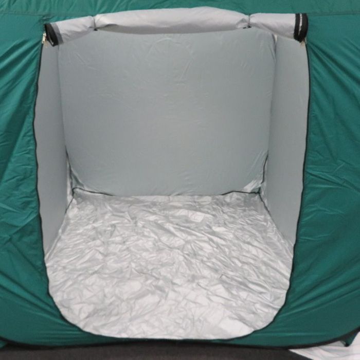 多目的ポップアップテント 幅200×奥行200cm 防災 モスグリーン 幅200