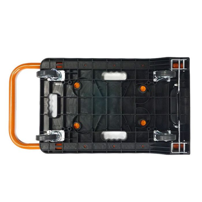 樹脂製フラットカルシズ台車 耐荷重80kg 耐荷重80kg 黒 ビバホーム