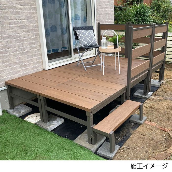 人工木ユニットデッキ9090 約894x894x450mm 約894x894x450mm