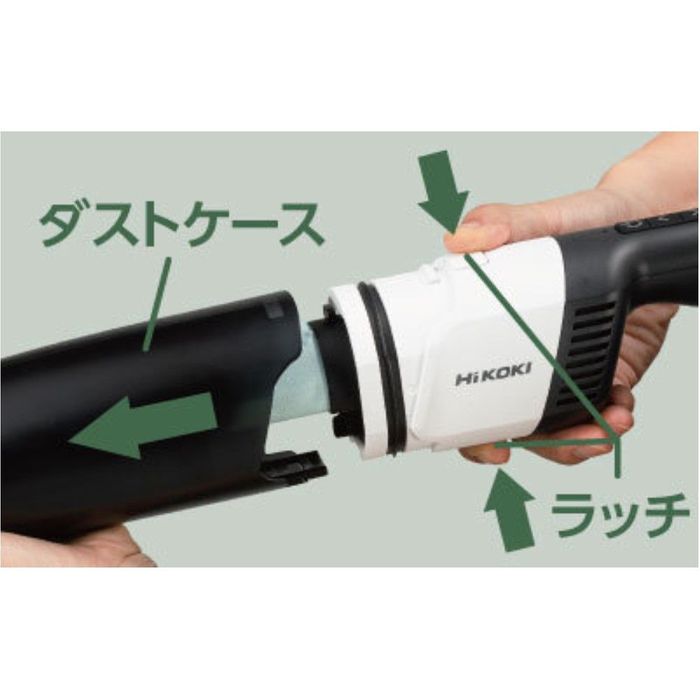 ハイコーキ(HiKOKI) R12DB(ESB) (ブラック) 10.8V コードレスクリーナ