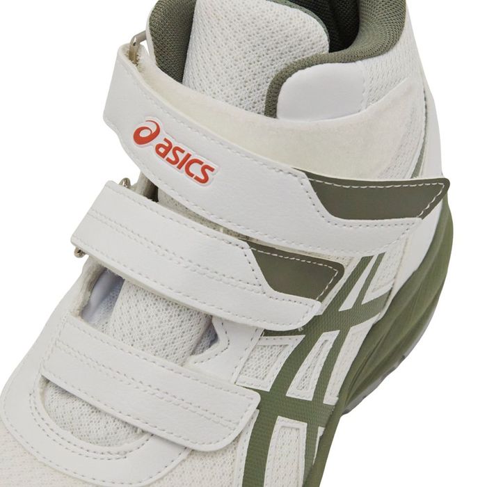 アシックス（ASICS） ウィンジョブCP216 ホワイト×ライケングリーン