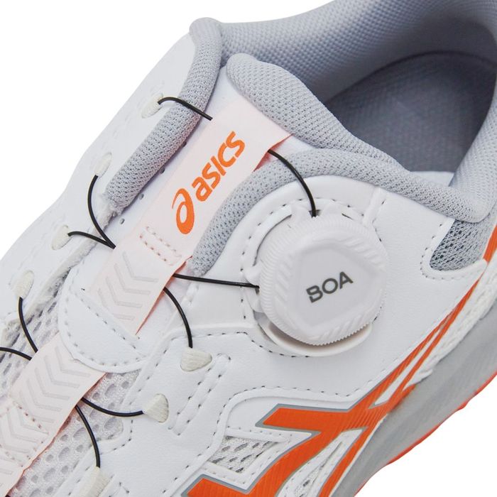 アシックス（ASICS） ウィンジョブCP219 BOA ホワイト×ショッキング