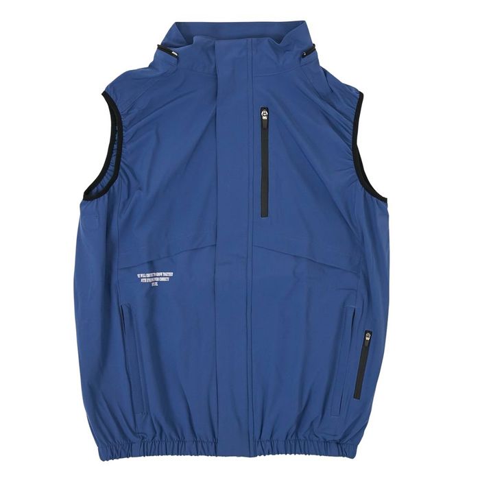 ダンロップ　2025年モデル　空調服　ネイビー　ベスト　LLサイズ ダンロップ 2025年モデル 空調服 ネイビー ベスト LLサイズ