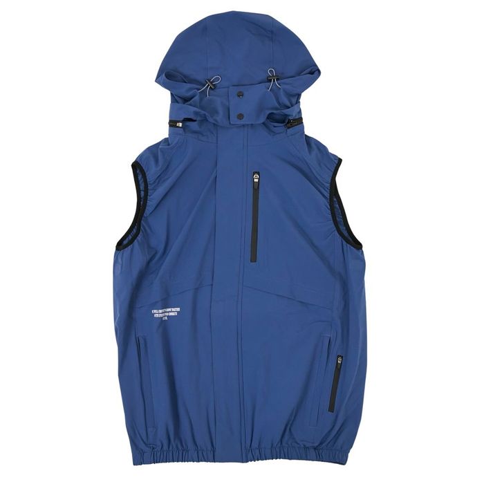 2025年モデル】ウイザ WIZ'A 空調ウェアPRO ベスト ブルーグレー LL