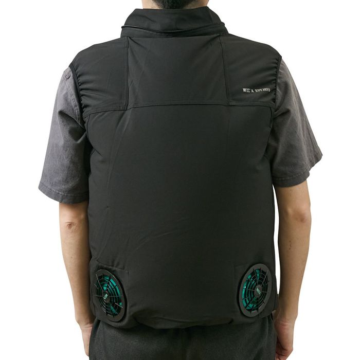 【おまけ付き】WIZ'A 空調服 Lサイズ UVカット98% 2025年夏を乗り切るおすすめのWIZ'A空調ウェア｜保冷剤3点