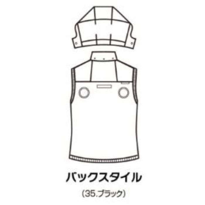 BURTLE AIRCRAFT バートル エアークラフト AC2084 ブラック XLサイズ ブラック ビバホーム | BURTLE | 10
