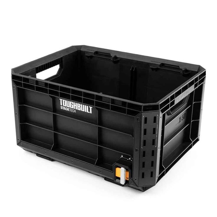 �y���ʌ���zTOUGHBUILT�i�^�t�r���g�jSTACK TECH(�X�^�b�N�e�b�N) �@�N���[�g�{�b�N�X TB-B1-X-50 �u���b�N �r�o�z�[��