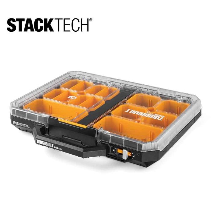 �y���ʌ���zTOUGHBUILT�i�^�t�r���g�jSTACK TECH(�X�^�b�N�e�b�N)�@���[�v���t�@�C�� �I�[�K�i�C�U�[ TB-B1-O-10 �u���b�N �r�o�z�[��