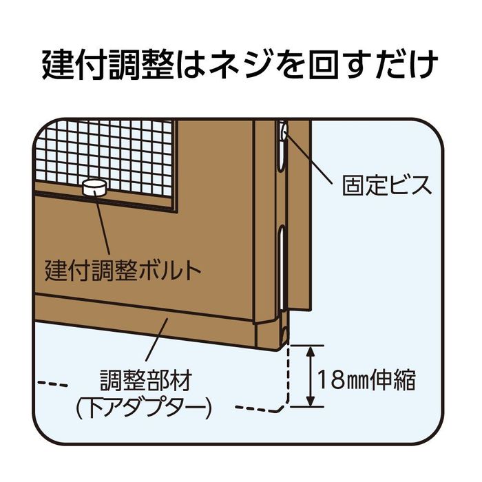 特注サイズオーダー OKアミド ステン 高さ1046〜1195 幅200〜390 【別送品】 高さ1046〜1195　幅200〜390 枠/ステン＋ネット/ブラック ビバホーム