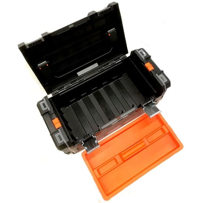 ツール＆ダブルパーツ収納ボックス 320348 黒 320348 ブラック