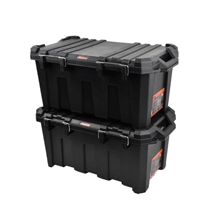 タクティクス コンテナボックス 80L 幅850×奥行490×高さ390mm 85L 黒