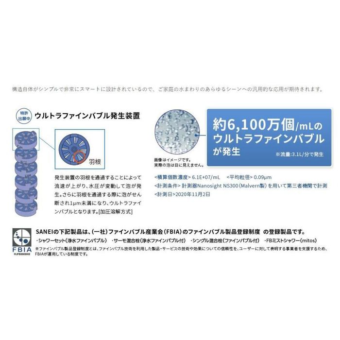 サンエイ SANEI シングル混合栓 ファインバブル付 キッチン用 K87121ET6JV-13 K87121ET6JV メッキ ビバホーム
