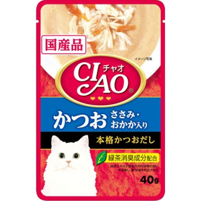 Yahoo! Yahoo!ショッピング(ヤフー ショッピング)いなば　ＣＩＡＯパウチ　かつおおかか40ｇ 40g かつお ささみ・おかか入り ビバホーム