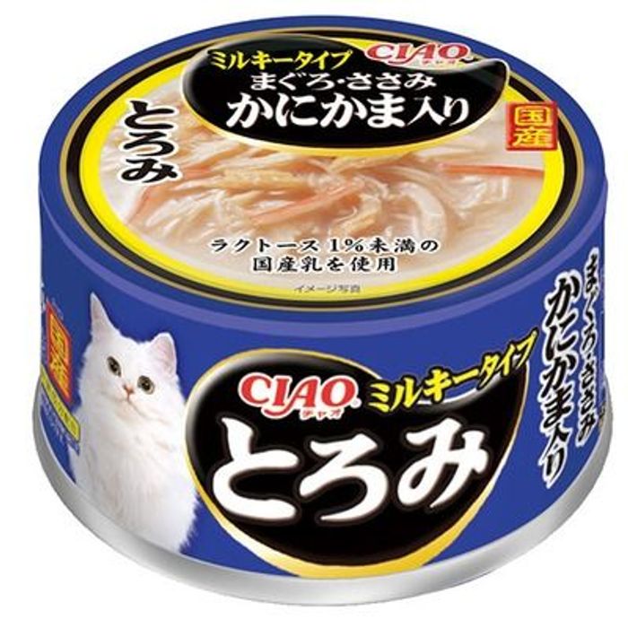 Yahoo! Yahoo!ショッピング(ヤフー ショッピング)いなば　チャオとろみ　ミルキーかにかま入り　80ｇ 80g まぐろ・ささみ かにかま入り ビバホーム