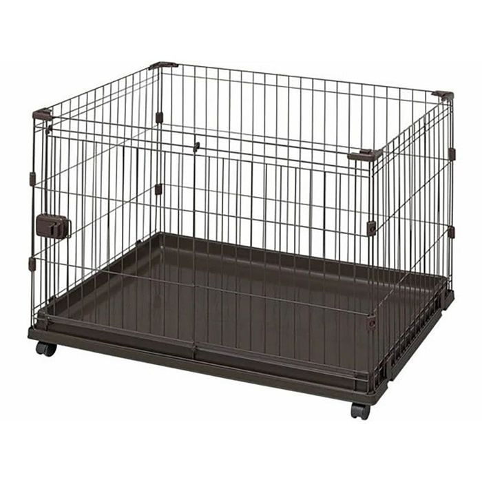 【美品】ブラウン犬用ケージ 組み立て式　ビバホームで購入　２週間のみ使用 美品】ブラウン犬用ケージ 組み立て式 ビバホームで購入 2週間のみ