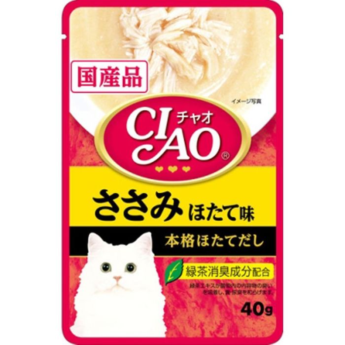 Yahoo! Yahoo!ショッピング(ヤフー ショッピング)ＣＩＡＯパウチ　ささみ　ほたて味40ｇ 40g ささみ ほたて味 ビバホーム