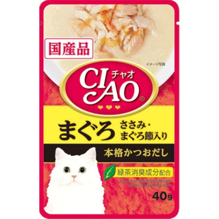 Yahoo! Yahoo!ショッピング(ヤフー ショッピング)ＣＩＡＯパウチ　まぐろ　ささみ入りまぐろ節入り　40ｇ 40g まぐろ ささみ・まぐろ節入り ビバホーム
