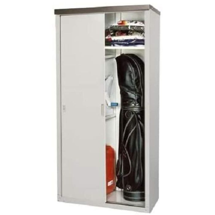 GREEN LIFE（グリーンライフ） 家庭用収納庫 ハーフ棚仕様 HS-162HT