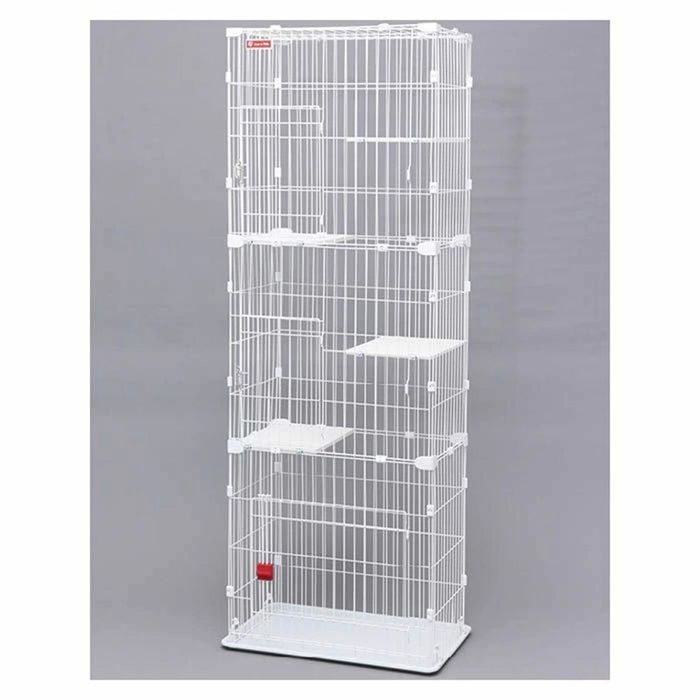 アイリスオーヤマ スリムキャットケージ 3段 PSCC-753 (キャットタワー