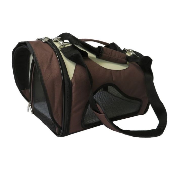 ビバホーム 折りたたみ式ペット用キャリーバッグ BR Mサイズ ブラウン