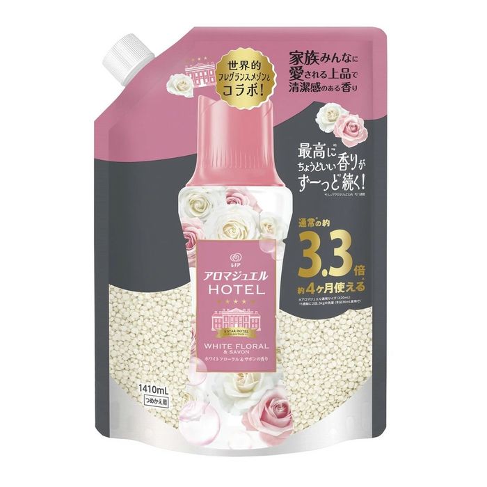 P&G レノア ハピネス アロマジュエル ホワイトフローラル＆サボンの