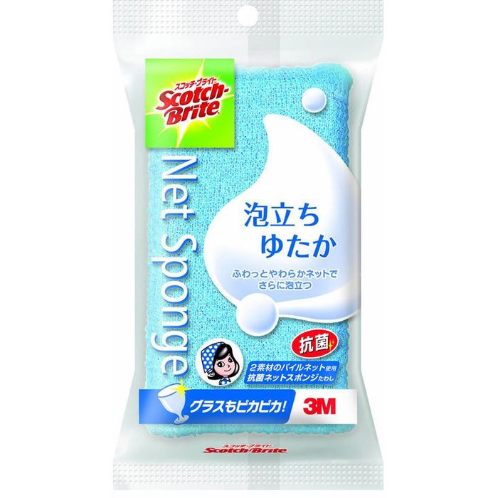 3M 泡立ちゆたか ネットスポンジ その他サイズ1 ブルー ビバホーム