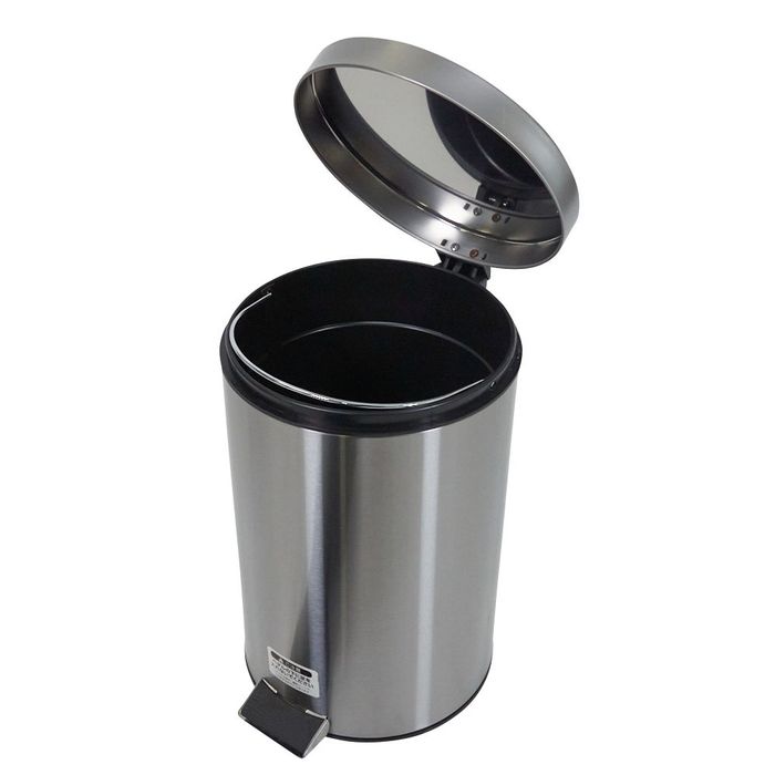 ステンレスペダルペール 12L シルバー（12L） ビバホーム : ビバホーム