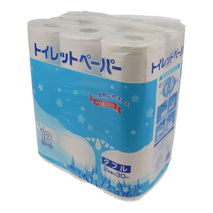 トイレットペーパー 18ロール ダブル 18ロール W ビバホーム