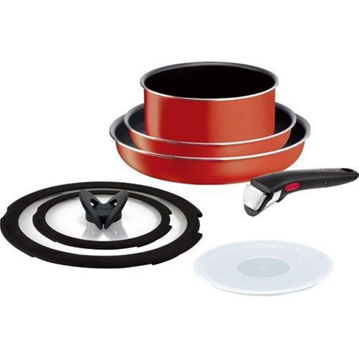 新品T-fal　ティファール インジニオネオ パプリカレッドセット7　7点セット T-fal（ティファール） インジニオネオ パプリカレッド 7点セット 7点